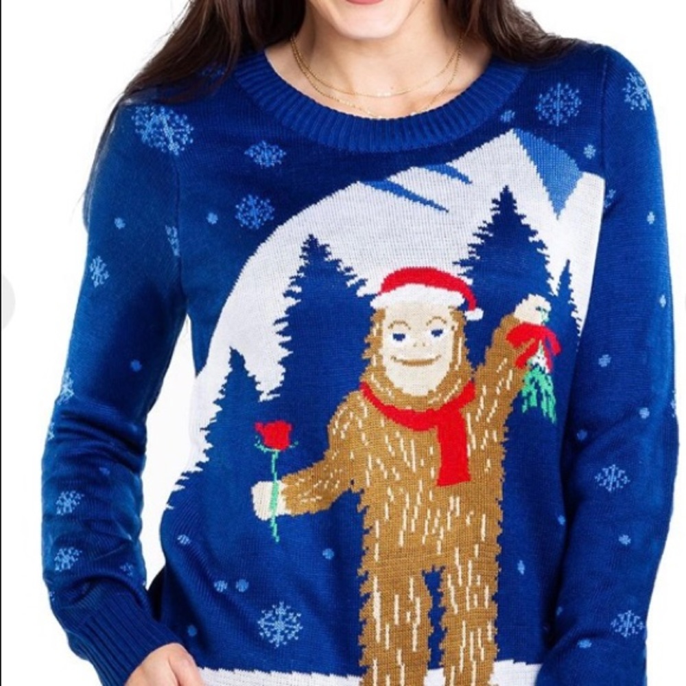 Tipsy Elves Sasquatch Sweater - Medium